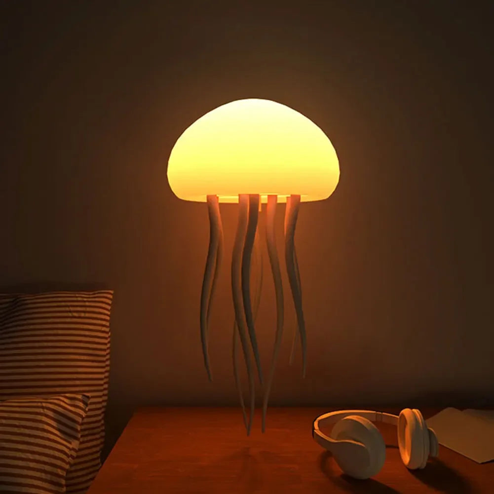 glowing jellyfish